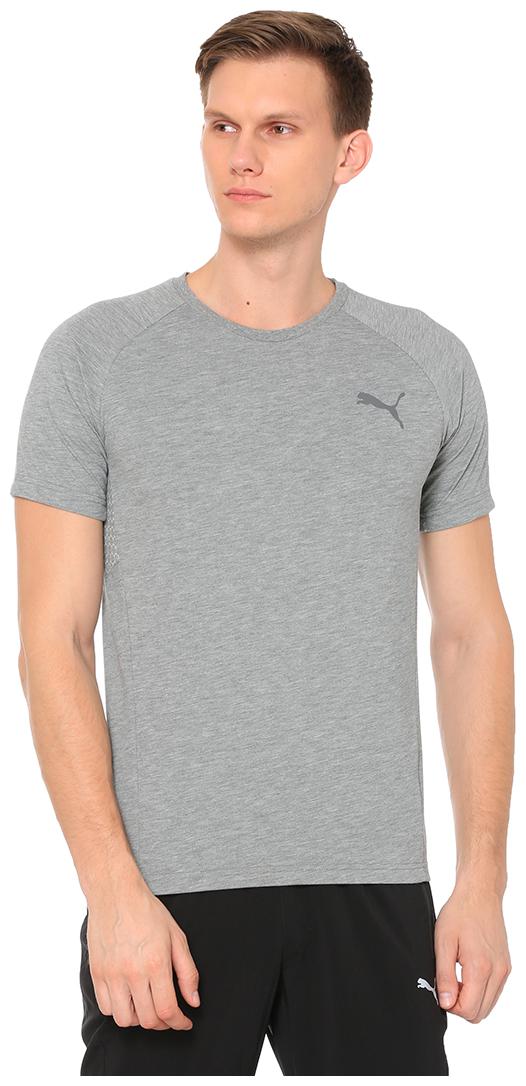 

Puma Men Grey Regular fit Polyester Round neck T-Shirt - Pack Of 1