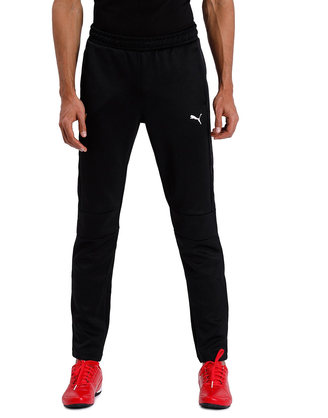 

Puma Men Black Solid Regular fit Track pants