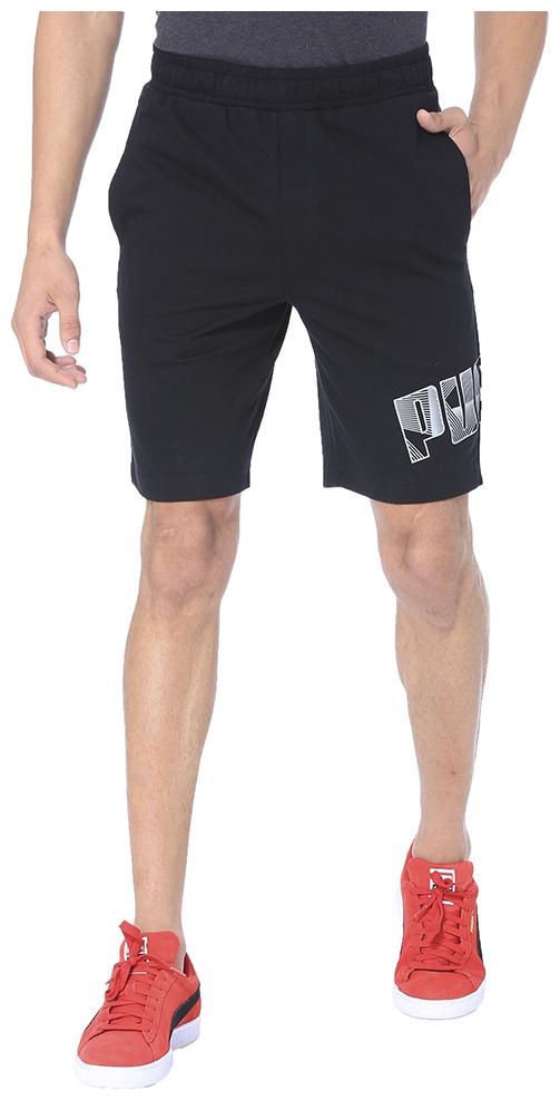 

Puma Men Black Regular Fit Regular Shorts