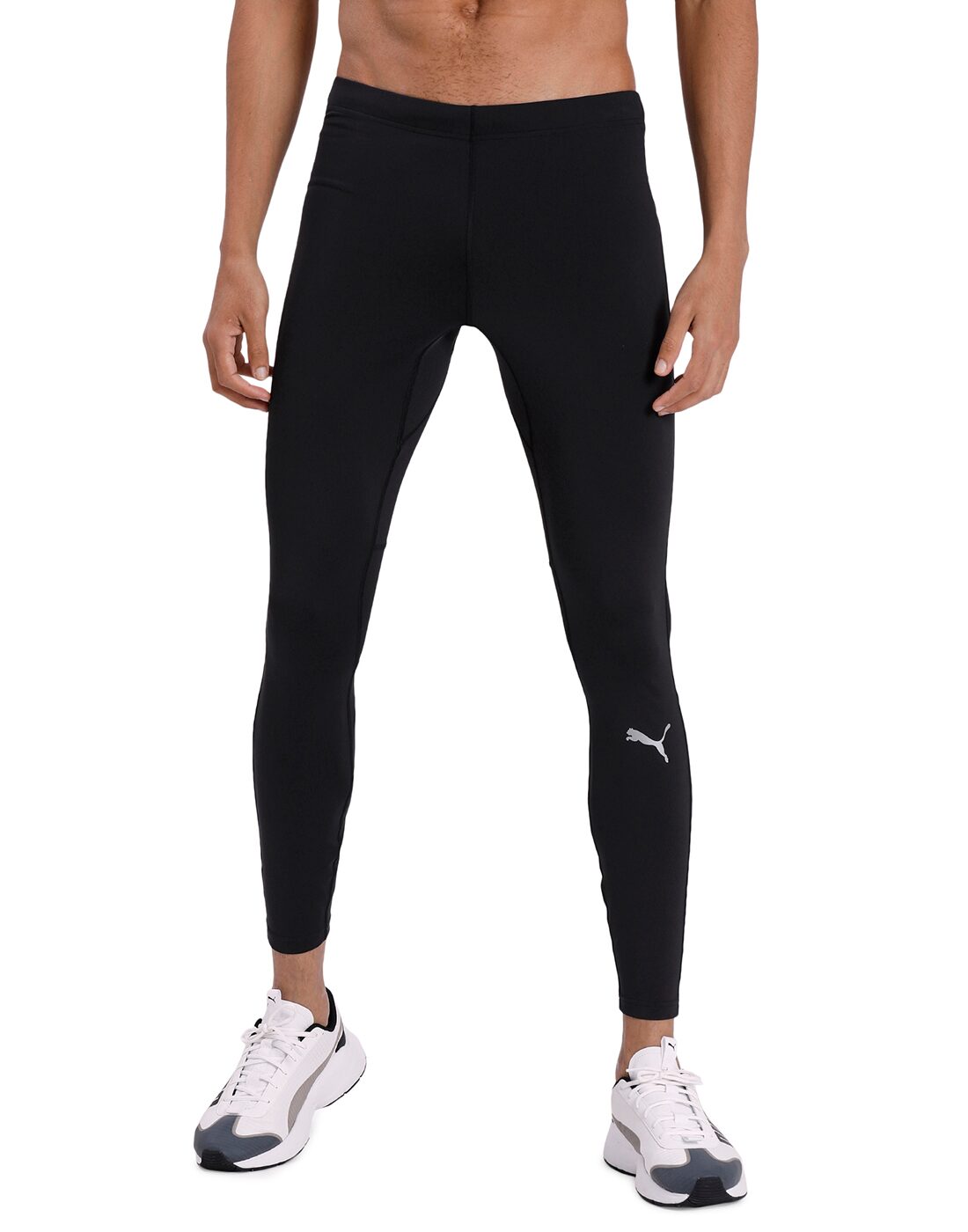 

Puma Men Black Solid Slim fit Tights