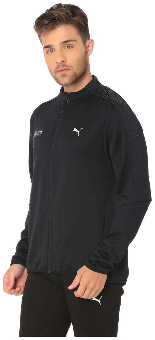 

Puma Men Black Solid Quilted jacket