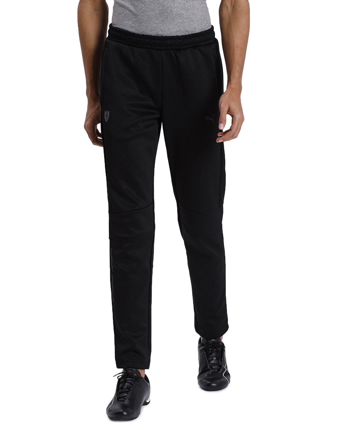 

Puma Men Black Solid Regular fit Track pants