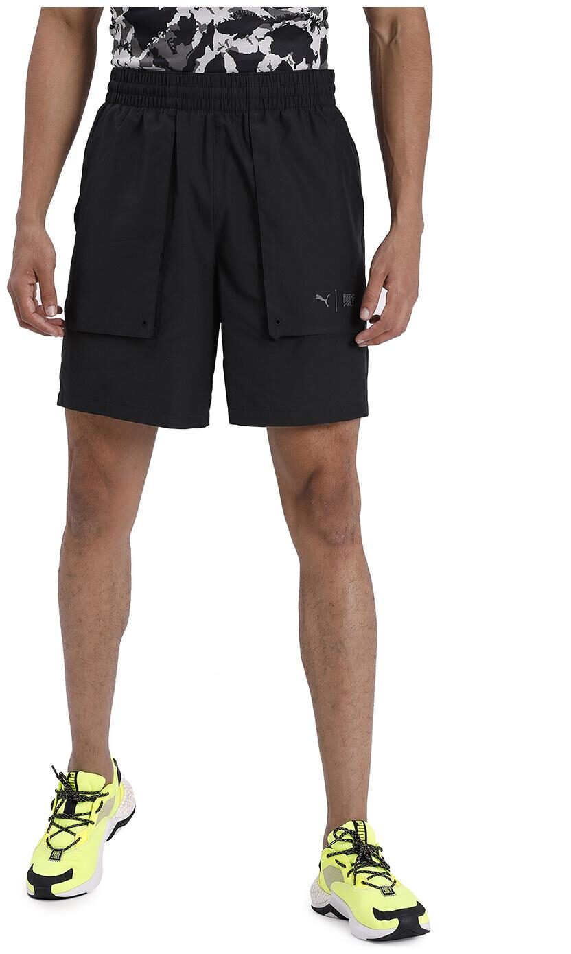

Puma Men Black Regular Fit Regular Shorts