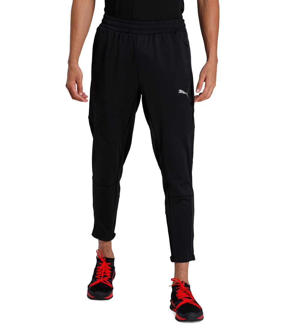 

Puma Men Black Solid Regular fit Track pants