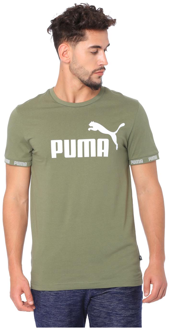 

Puma Men Green Regular fit Cotton Round neck T-Shirt - Pack Of 1