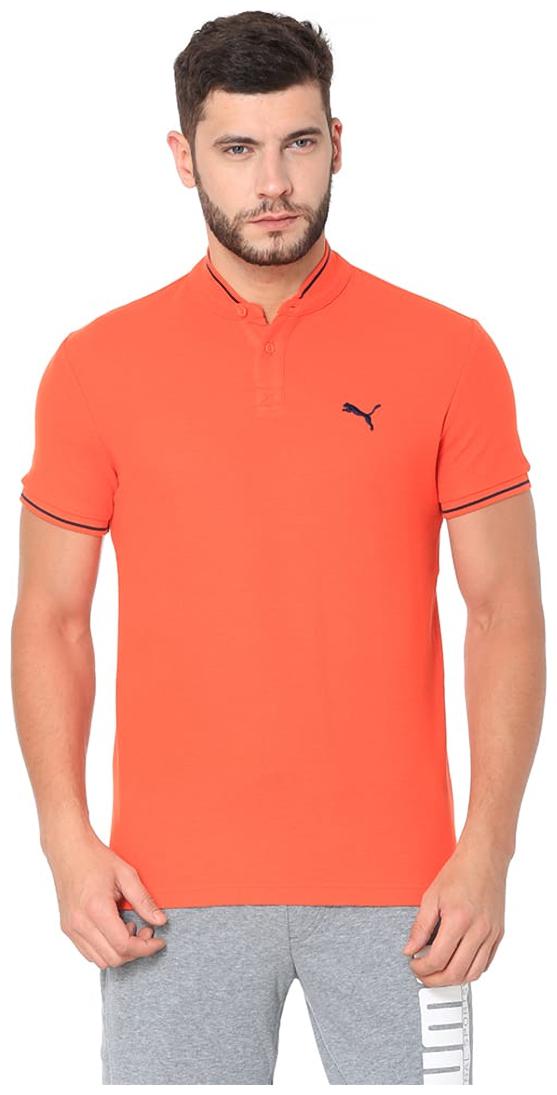 

Puma Men Red Regular fit Cotton Blend Polo collar T-Shirt - Pack Of 1