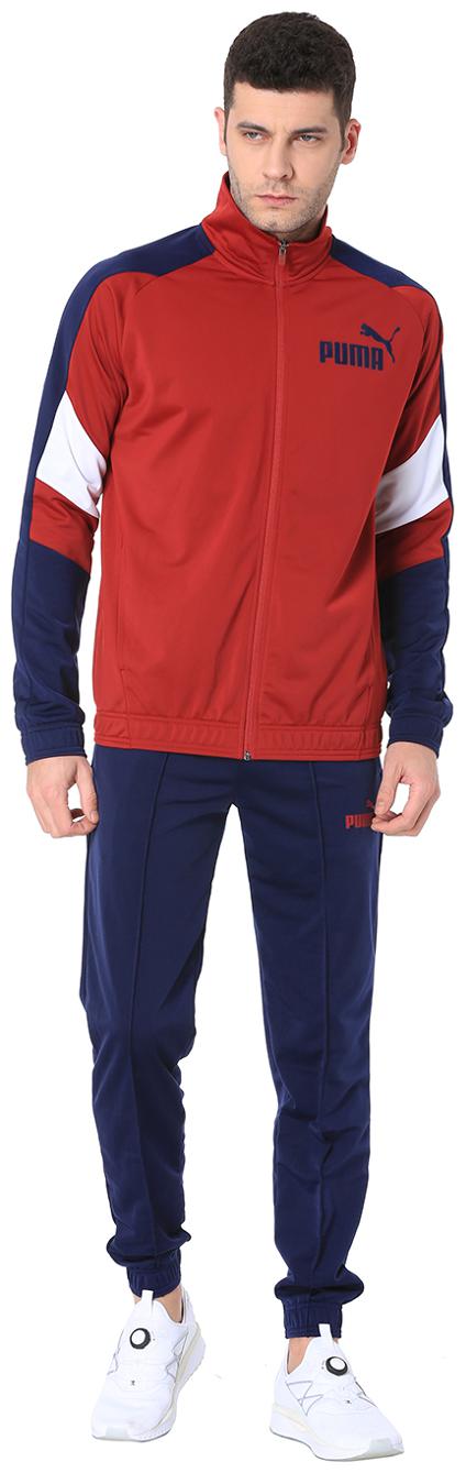 

Puma Men Red Solid Regular Fit Track Suit