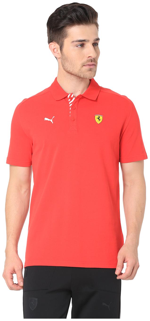 

Puma Men Red Regular fit Cotton Blend Polo collar T-Shirt - Pack Of 1