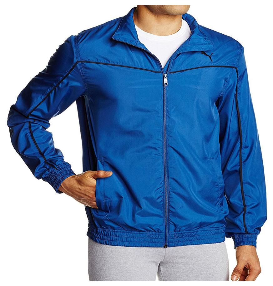 puma men's polyester track jacket