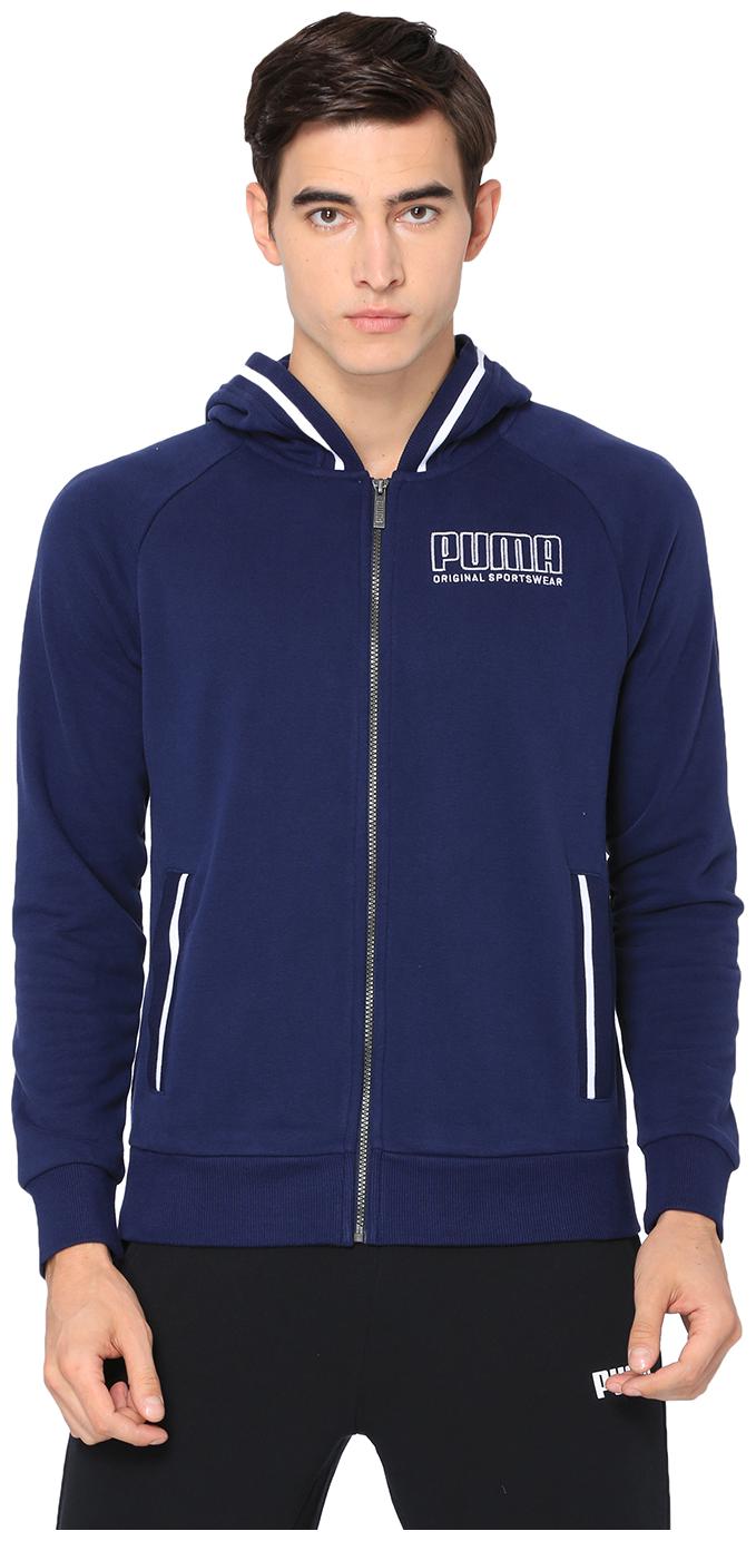 

Puma Men Blue Hooded Hoodie