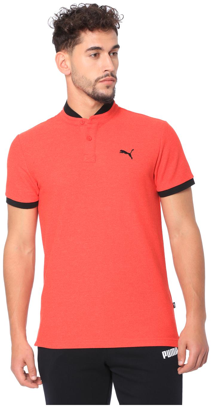 

Puma Men Red Regular fit Cotton Henley neck T-Shirt - Pack Of 1