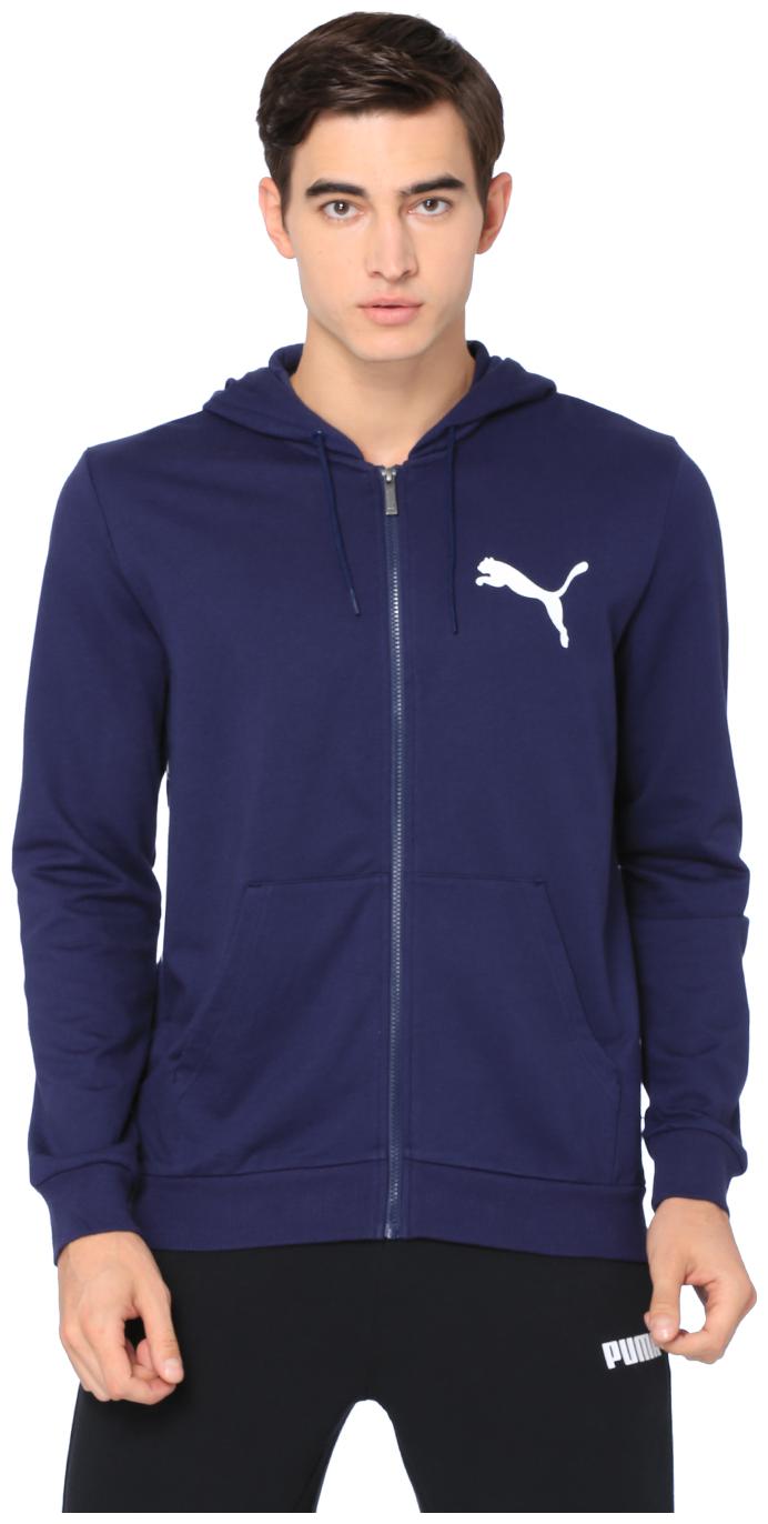 

Puma Men Blue Hooded Hoodie