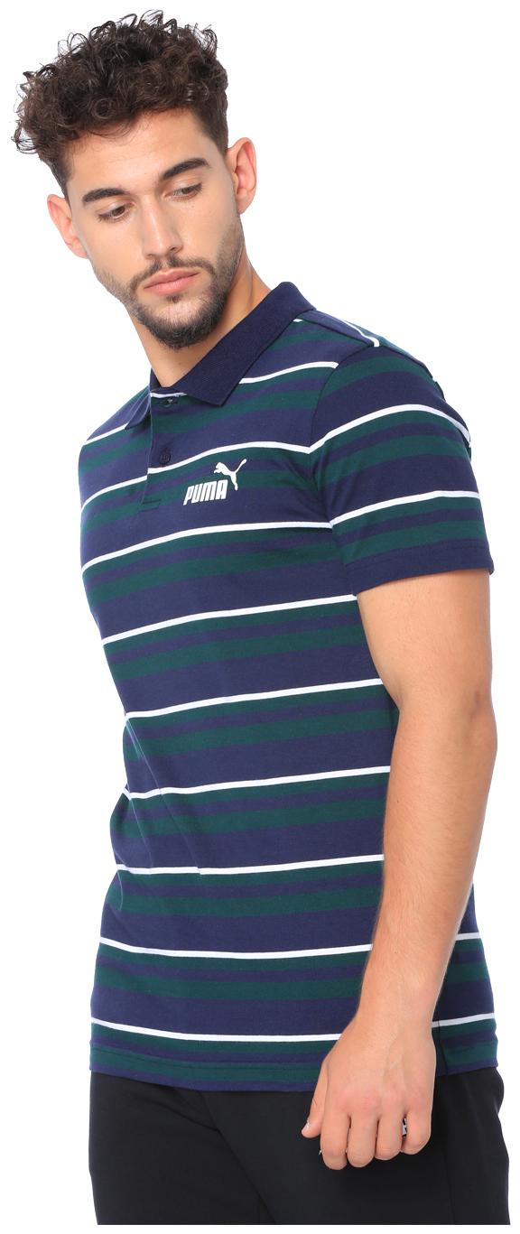 

Puma Men Blue Regular fit Cotton Polo collar T-Shirt - Pack Of 1