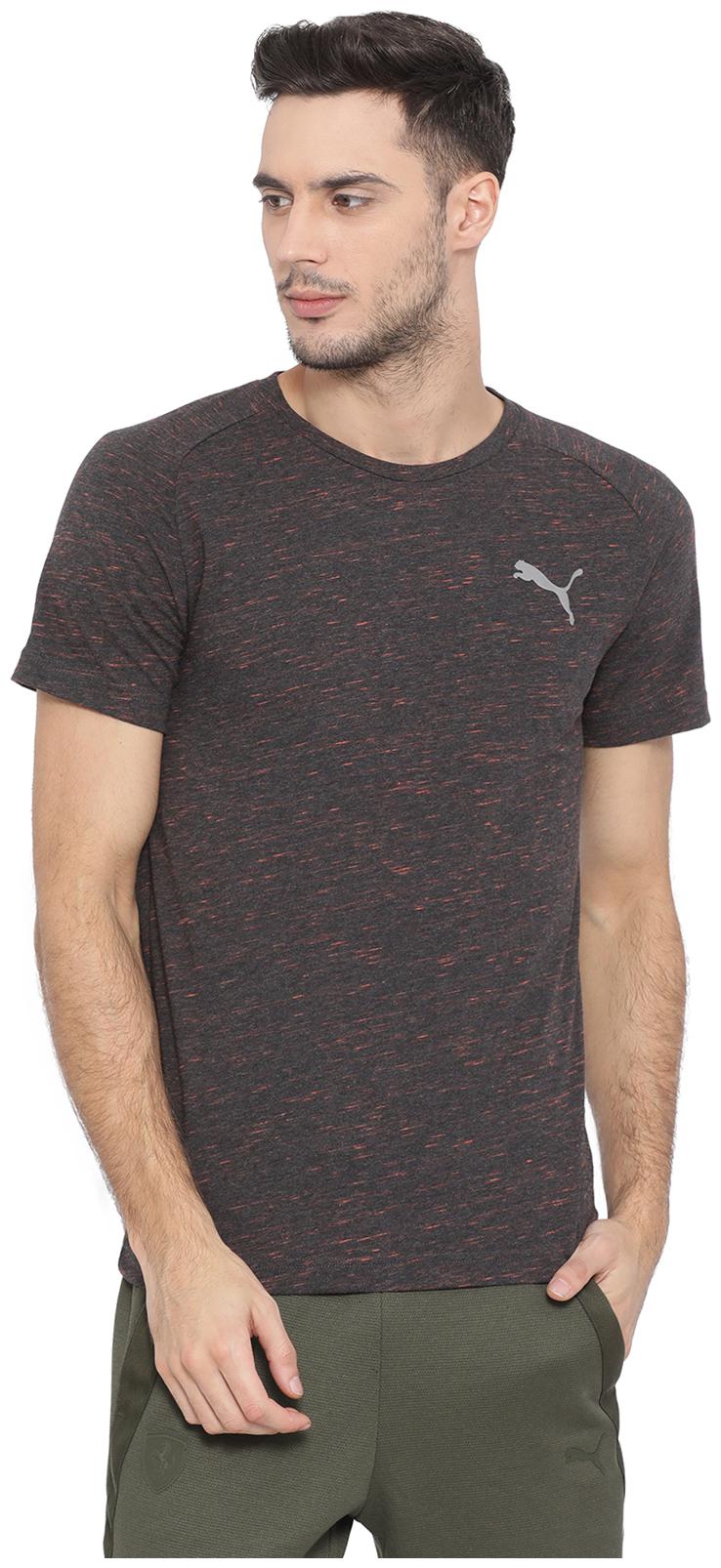 

Puma Men Grey Regular fit Cotton Round neck T-Shirt - Pack Of 1