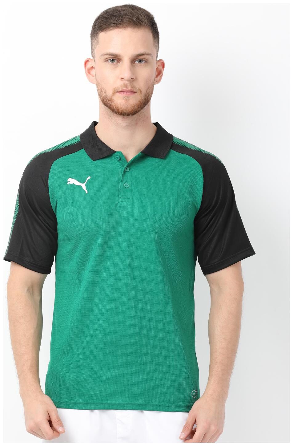 

Puma Men Green Regular fit Polyester Polo collar T-Shirt - Pack Of 1