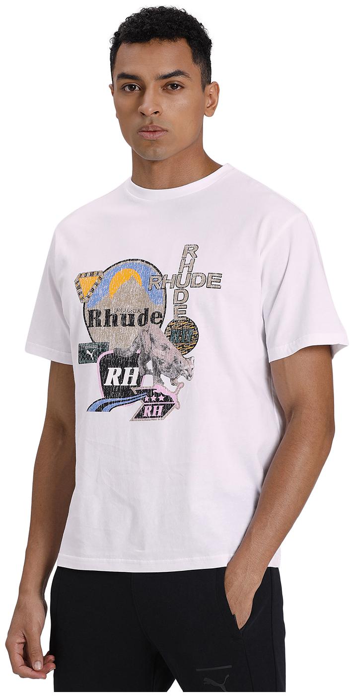 

Puma Men White Regular fit Cotton Round neck T-Shirt - Pack Of 1