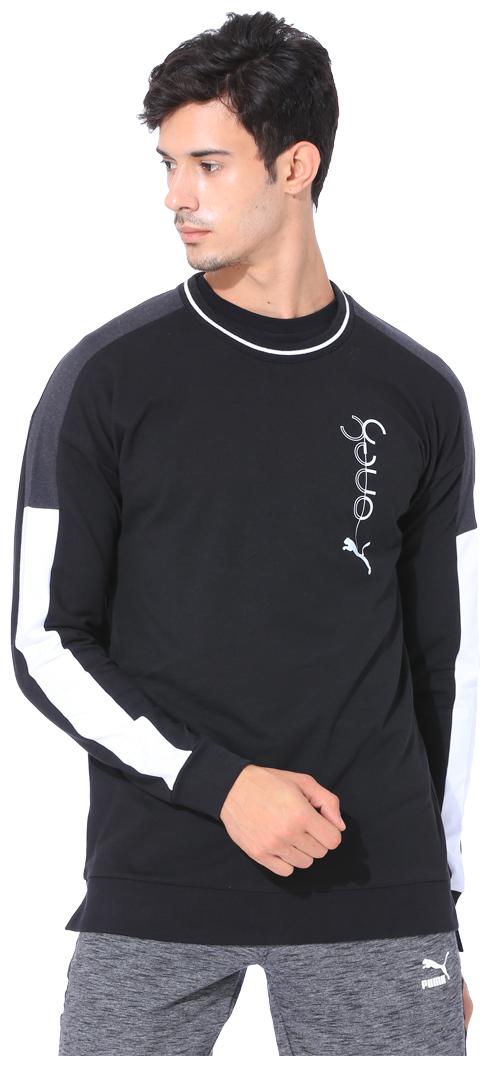 

Puma Men Black Round neck Sweatshirt