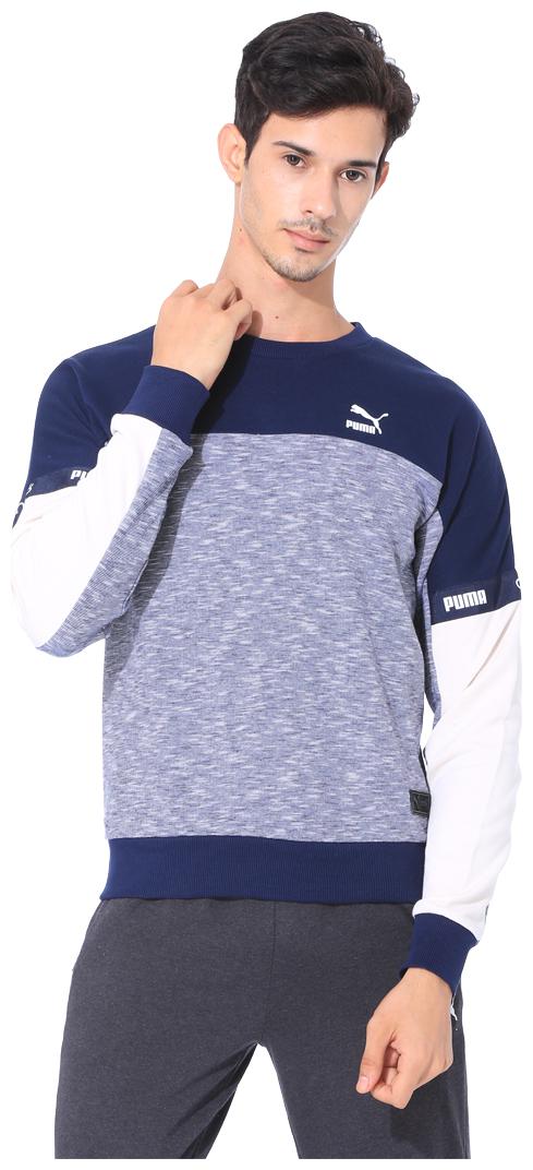 

Puma Men Blue Round neck Sweatshirt