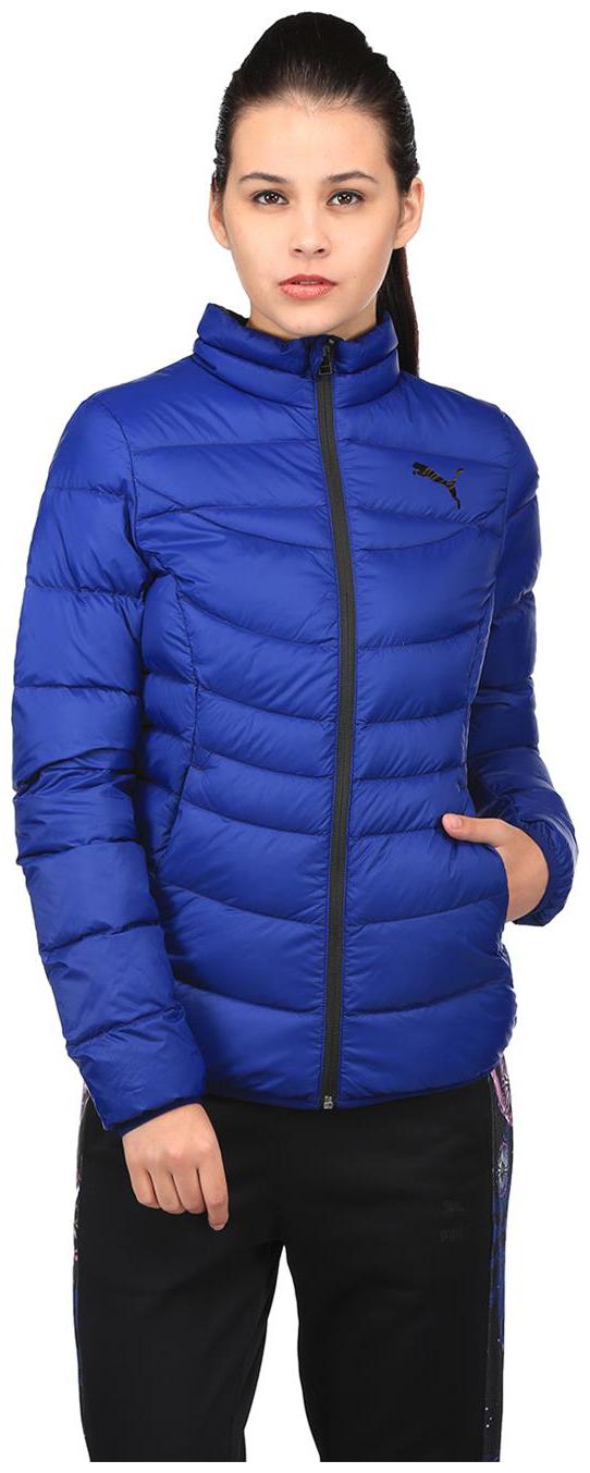 

Puma Women Solid Regular Jacket - Blue