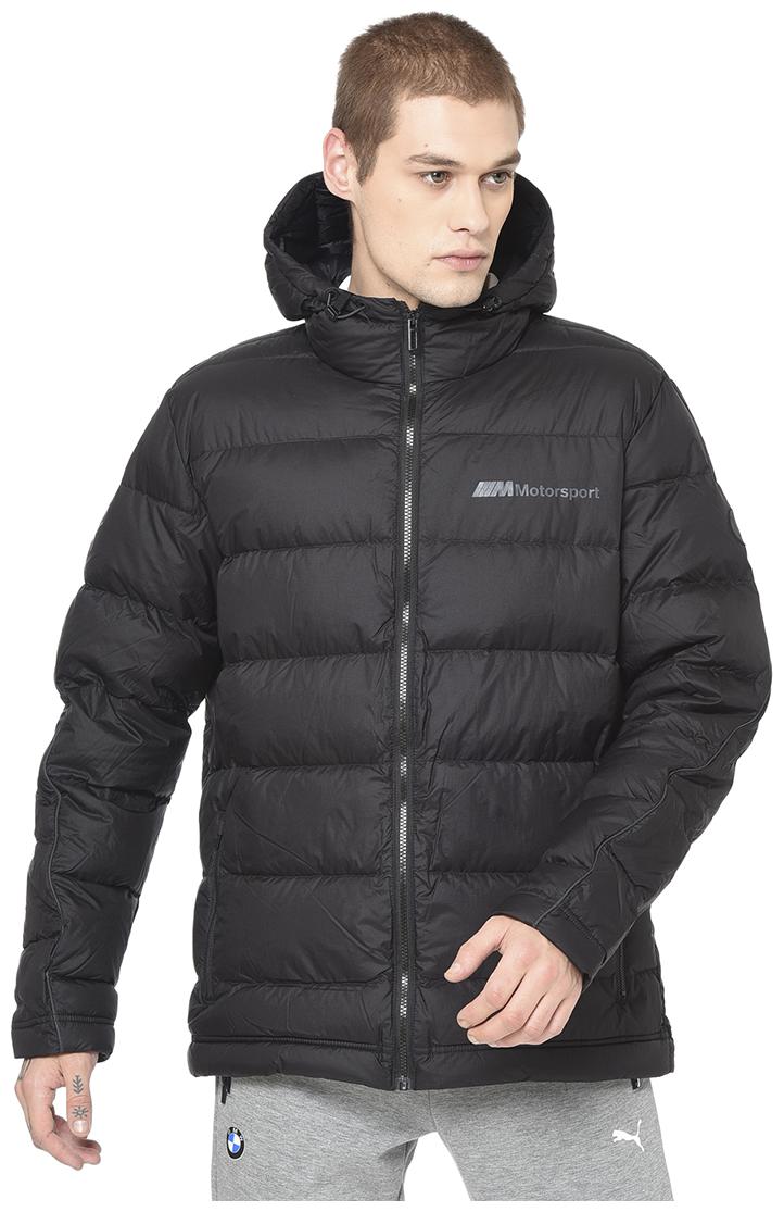 

Puma Men Black Solid Quilted jacket