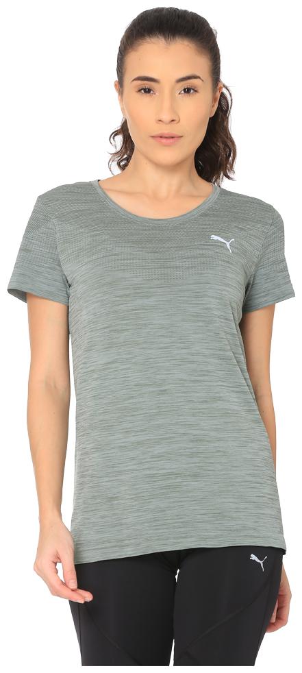 

Puma Women Green Regular fit Round neck Nylon T shirt