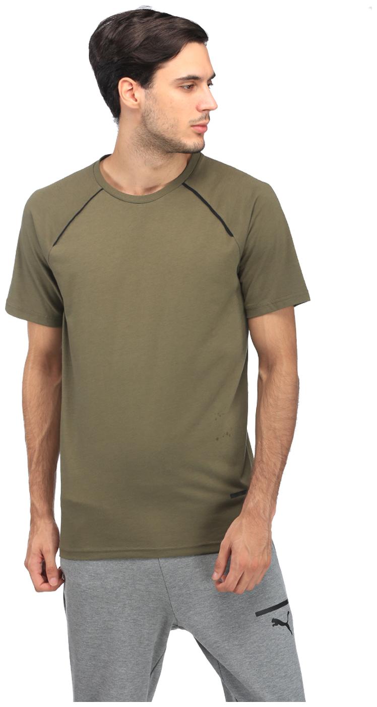

Puma Olive Men Regular T-Shirts