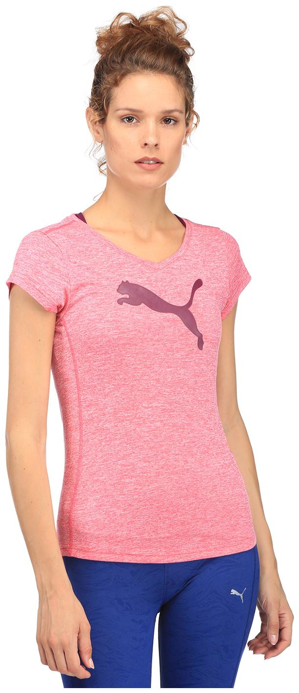 

Puma Women Printed Sports T-Shirt - Pink