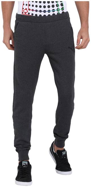 Puma Poly Cotton Track Pants For Men