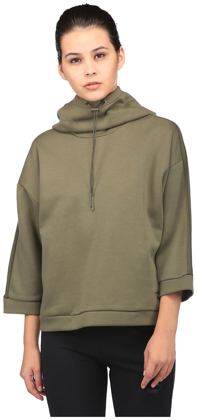 

Puma Women Solid Hoodie - Green