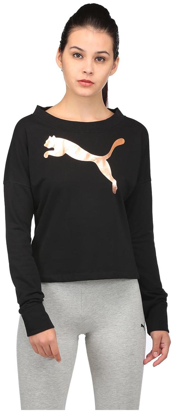 

Puma Women Solid Hoodie - Black