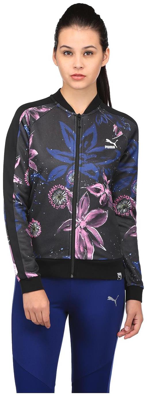

Puma Women Printed Regular Jacket - Black