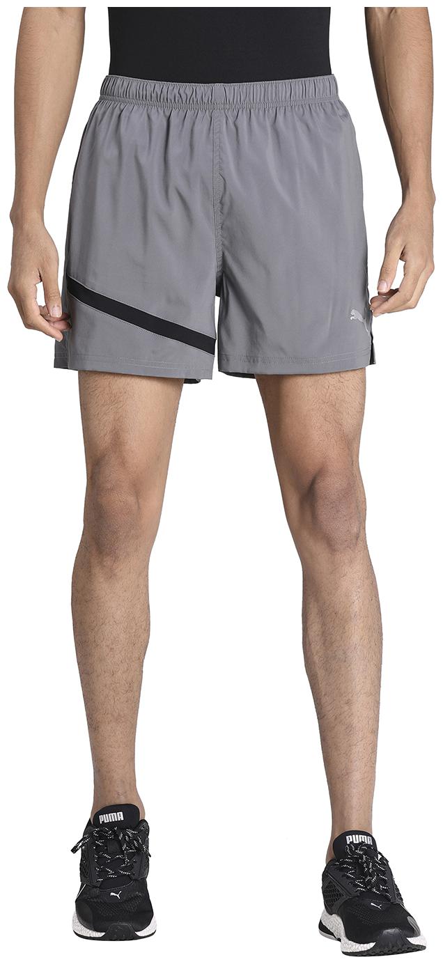 

Puma Men Grey Regular Fit Regular Shorts