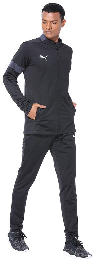 

Puma Men Black Solid Regular Fit Track Suit