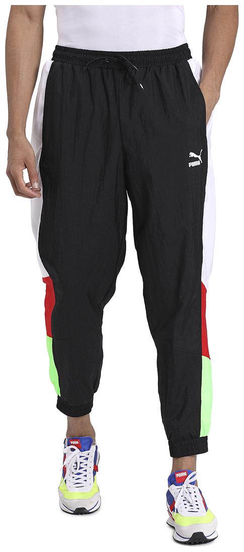 

Puma Polyester Colourblocked Black Joggers For Men