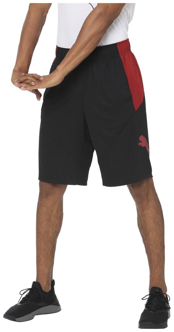 

Puma Men Black Regular Fit Regular Shorts