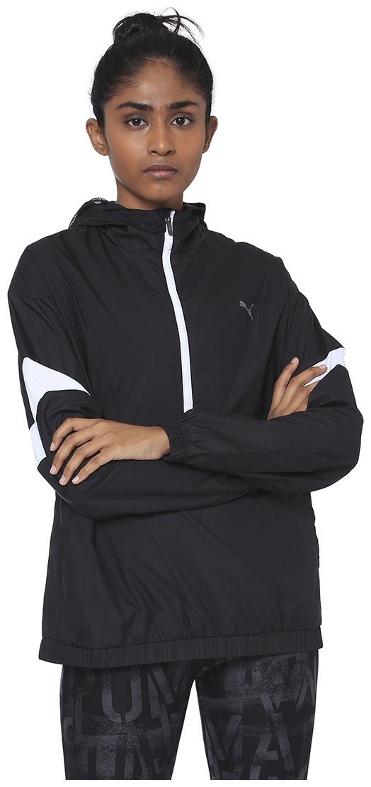 

Puma Women Solid Regular Jacket - Black