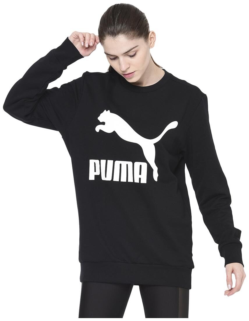 

Puma Men Black Round neck Sweatshirt