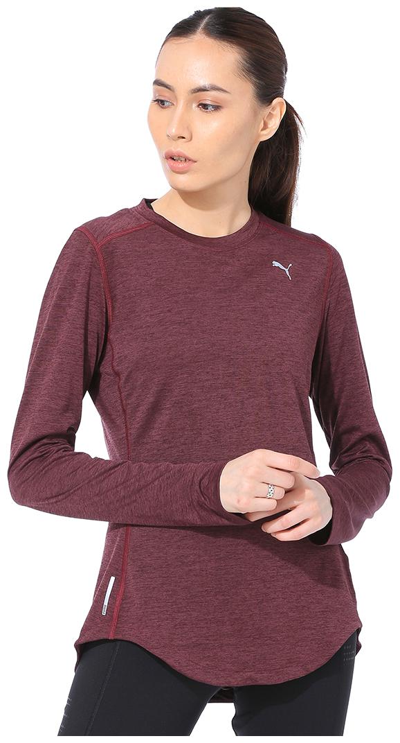 

Puma Women Brown Regular fit Round neck Polyester T shirt