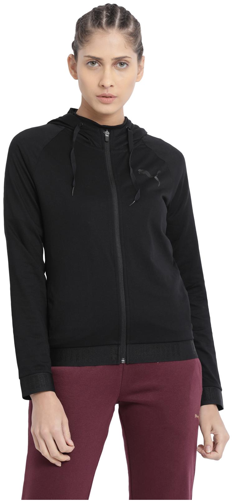 

Puma Women Solid Regular Jacket - Black