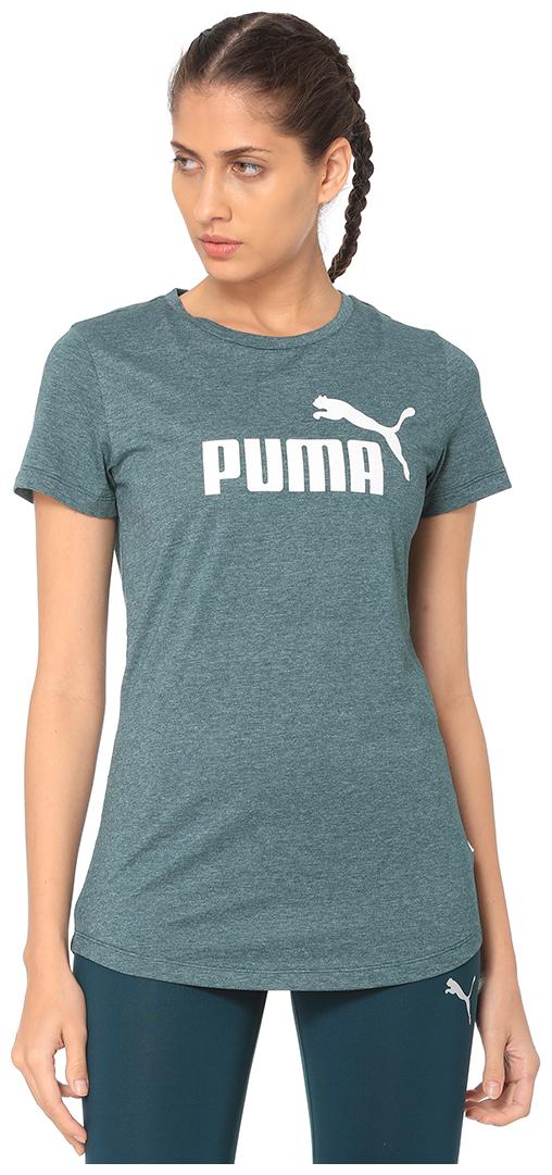 

Puma Women Green Regular fit Round neck Polyester T shirt