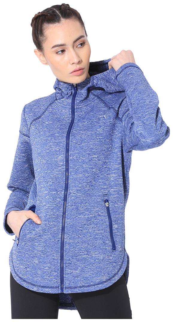 

Puma Women Self Design Regular Jacket - Blue