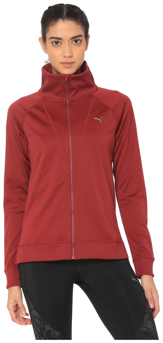 

Puma Women Solid Sports Jacket - Maroon