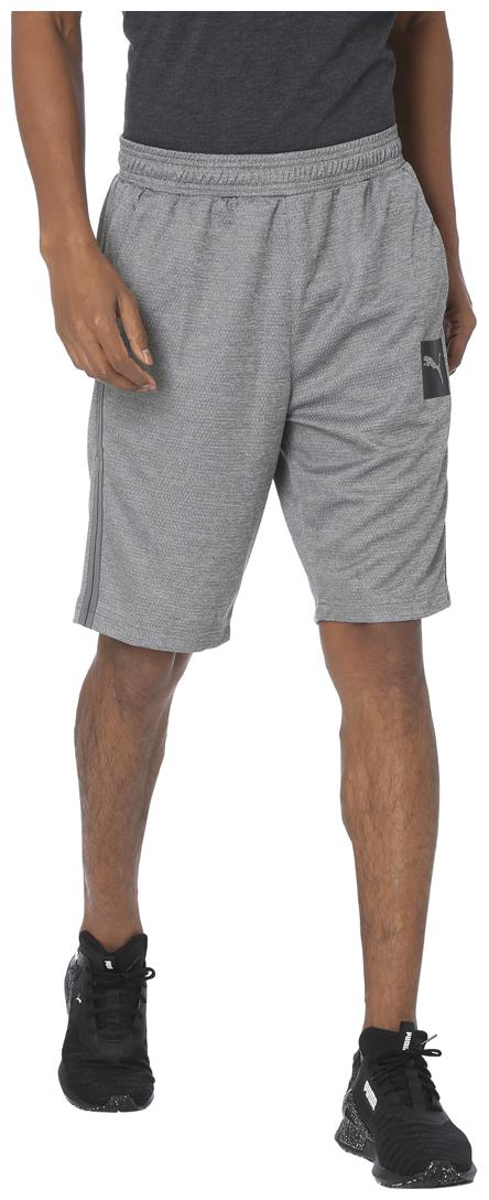 

Puma Men Grey Regular Fit Regular Shorts