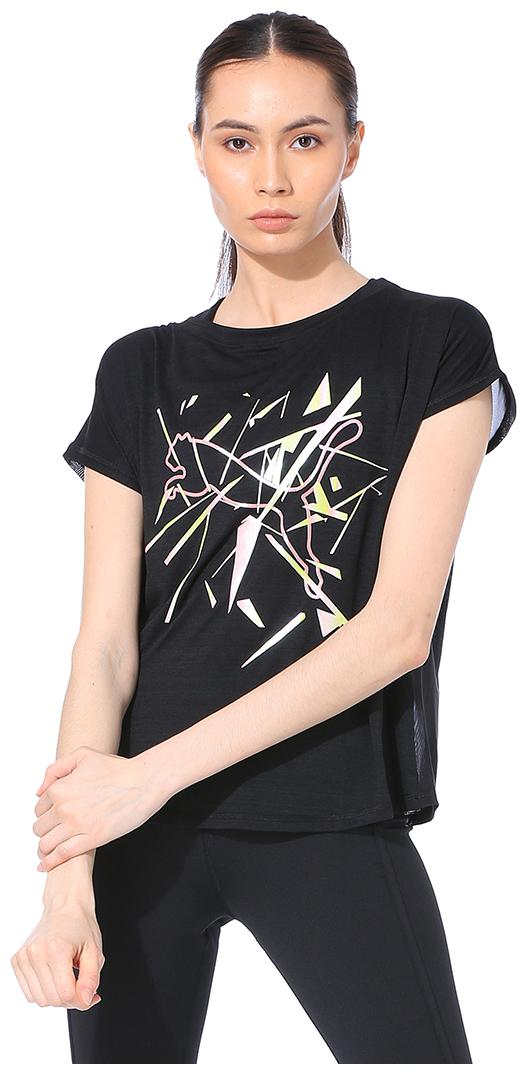 

Puma Women Printed Regular top - Black