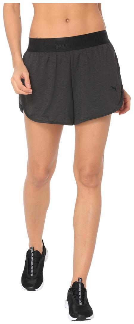 

Puma Women Solid Regular shorts - Black