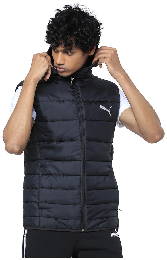 

Puma Polyester Men Black Quilted Jacket