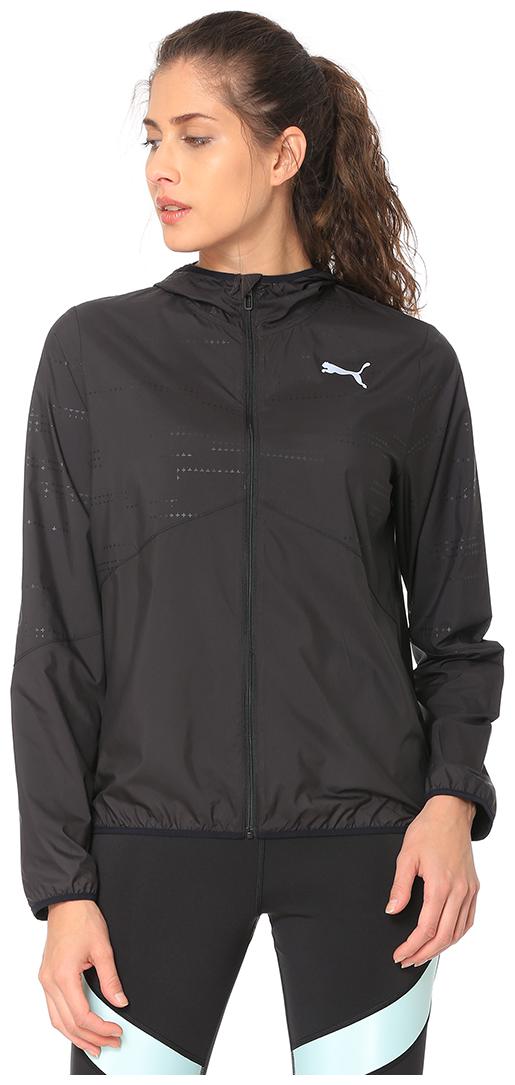 

Puma Women Solid Regular Jacket - Black