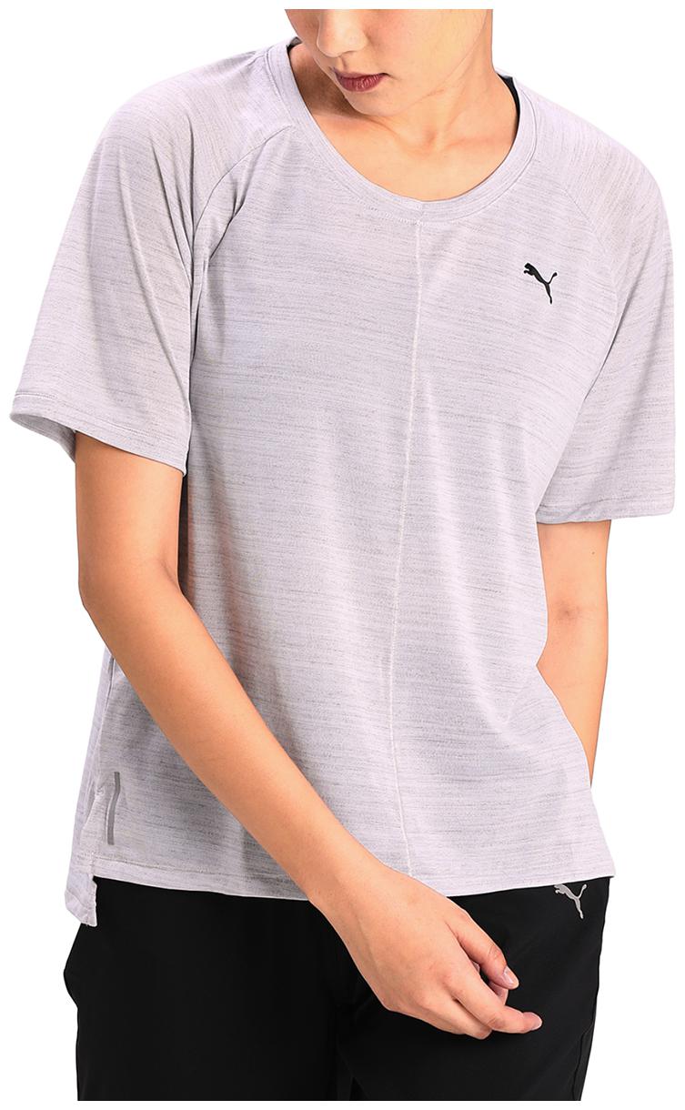 

Puma Women White Regular fit Round neck Polyester T shirt