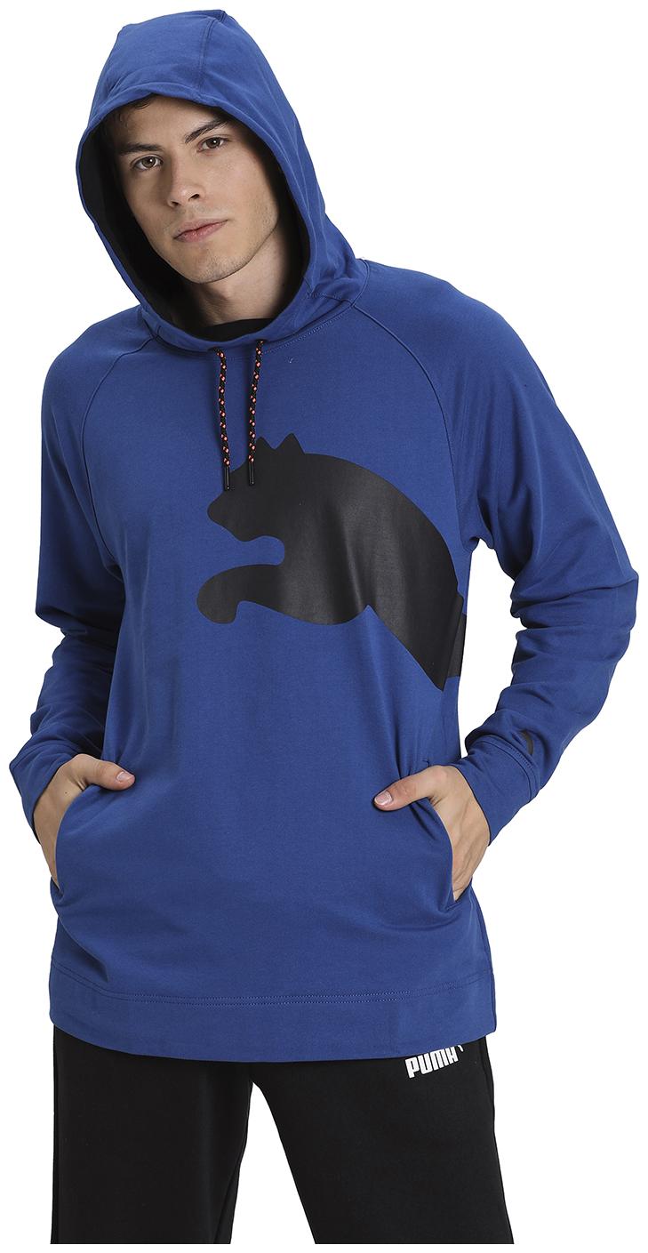 

Puma Men Blue Hooded Hoodie