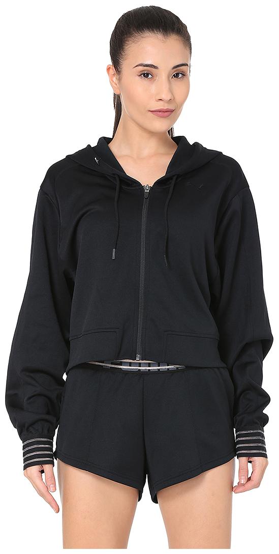

Puma Women Solid Regular Jacket - Black